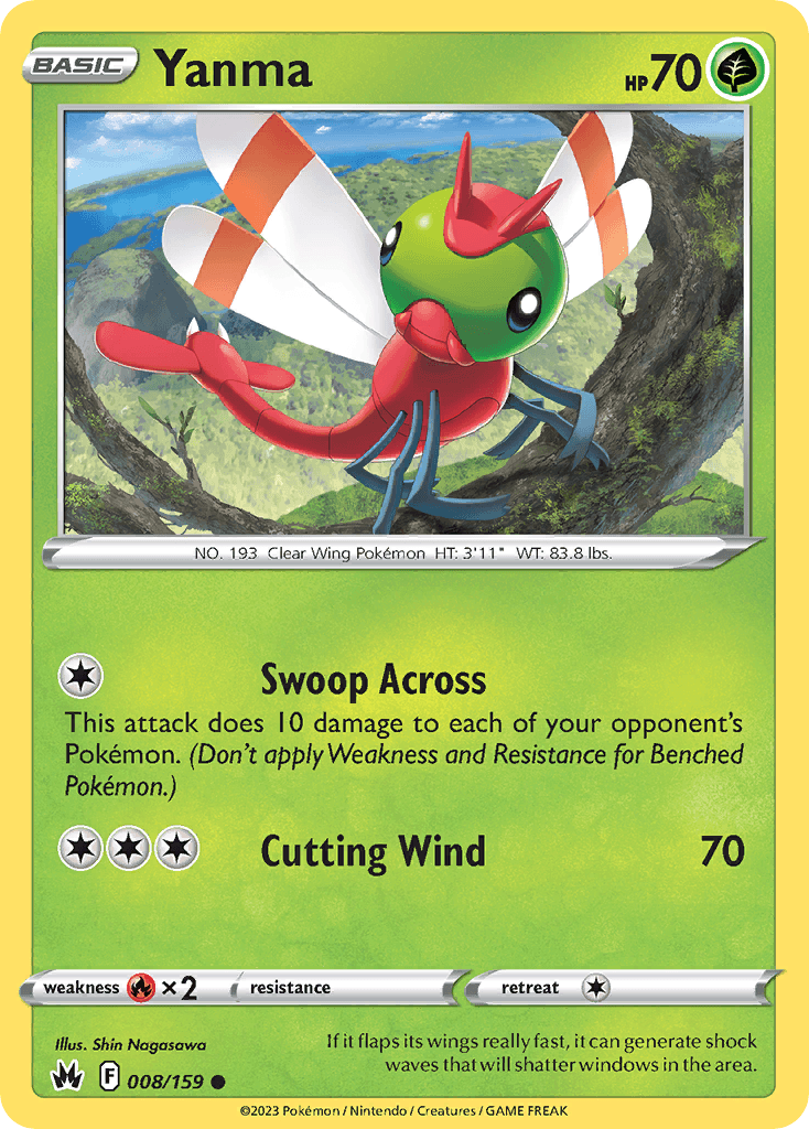 Yanma Crown Zenith card