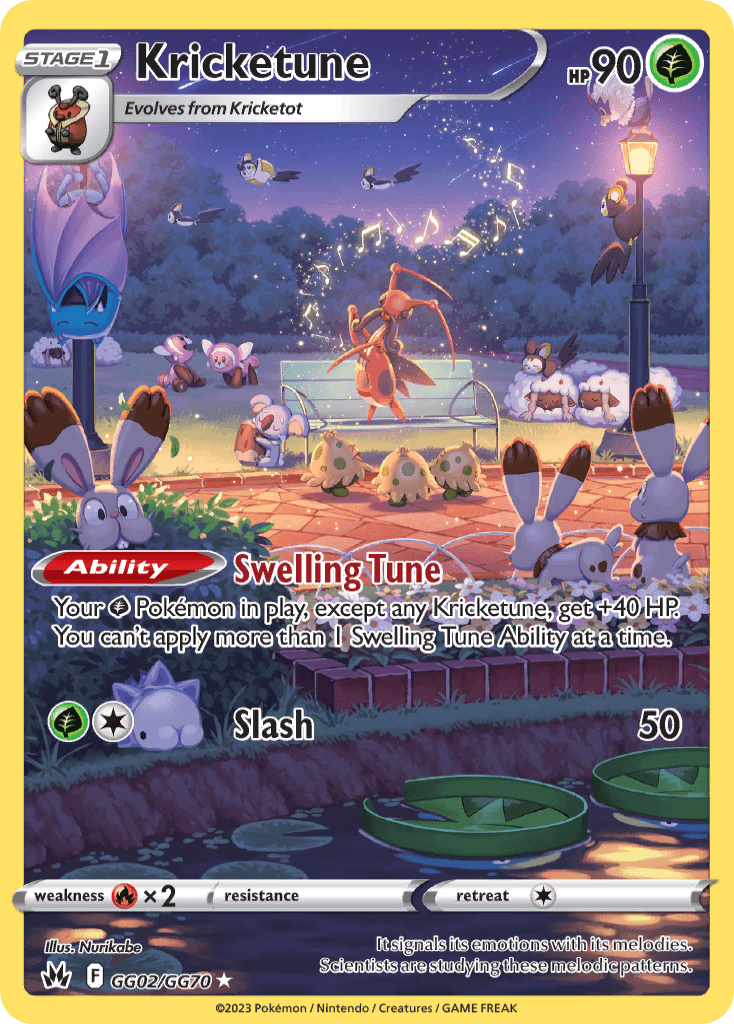 Kricketune 宝可梦 card