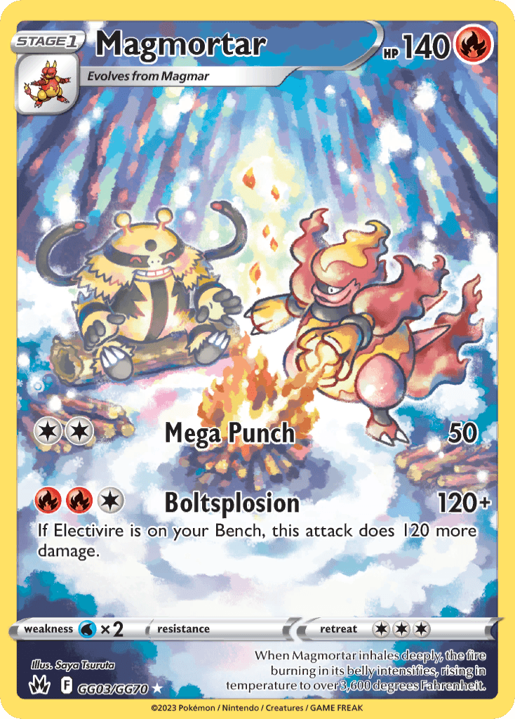 Magmortar 寶可夢 card