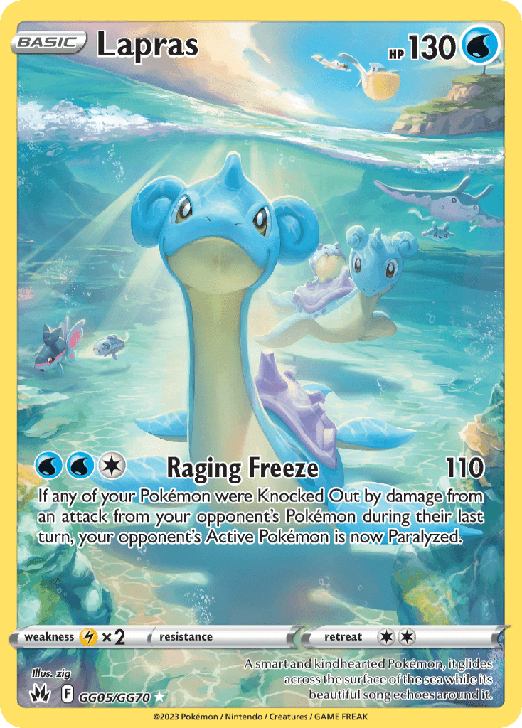 Lapras 寶可夢 card