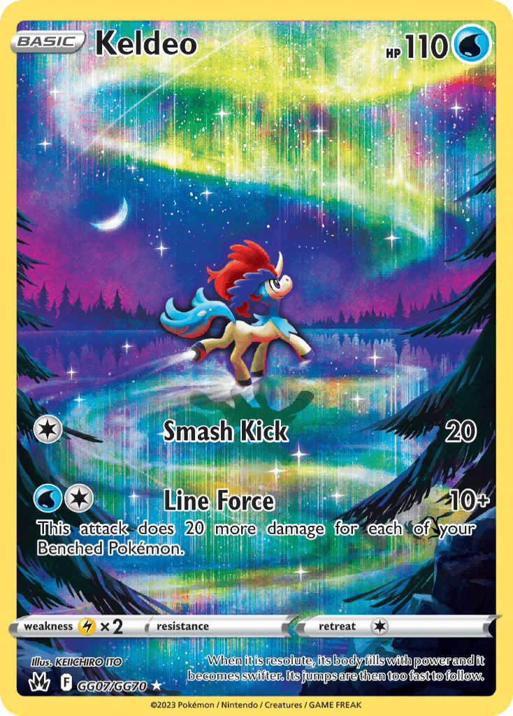 Keldeo 寶可夢 card