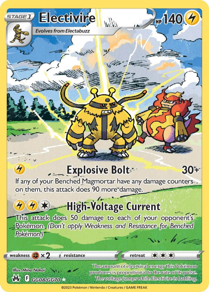 Electivire 寶可夢 card