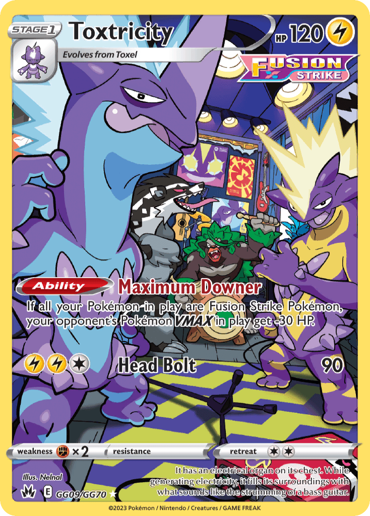 Toxtricity 寶可夢 card