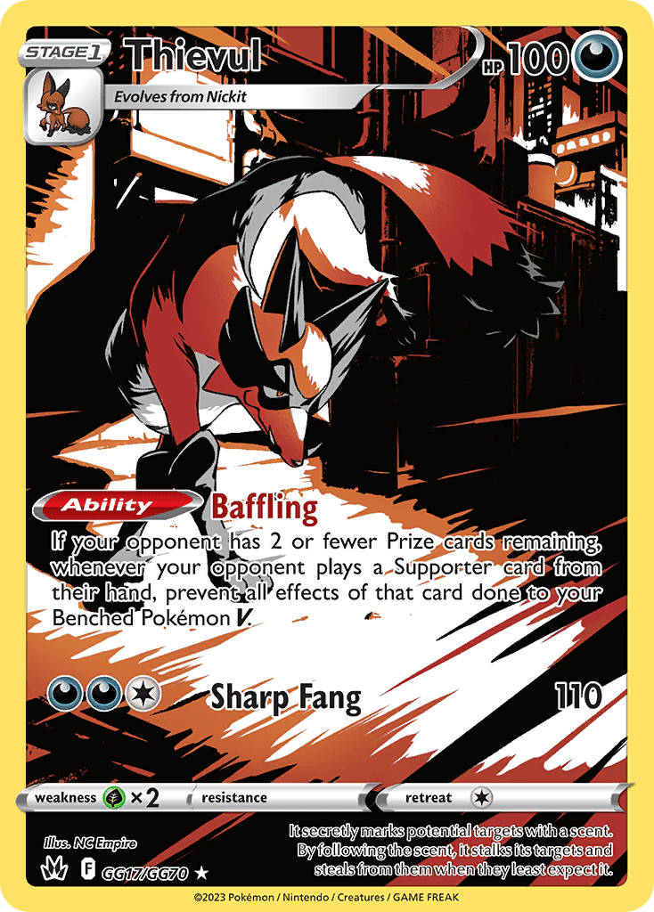 Thievul 寶可夢 card