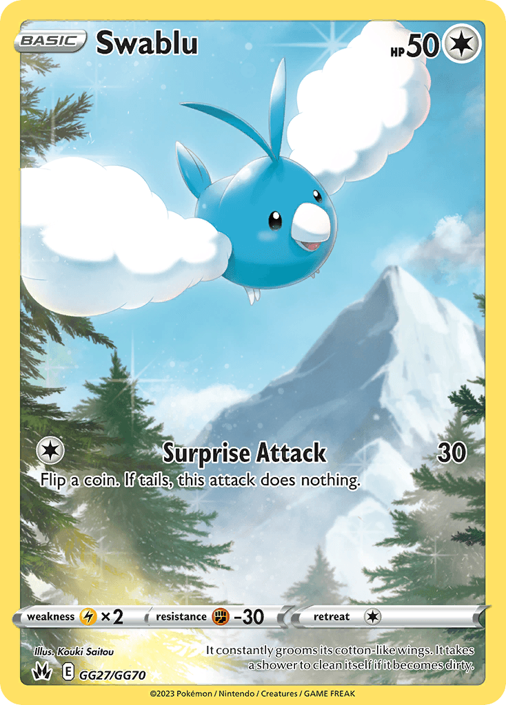 Swablu Crown Zenith Galarian Gallery card