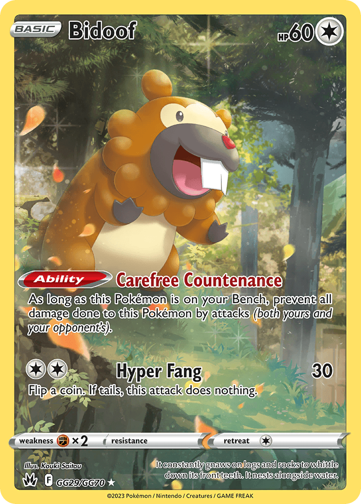 Bidoof 寶可夢 card