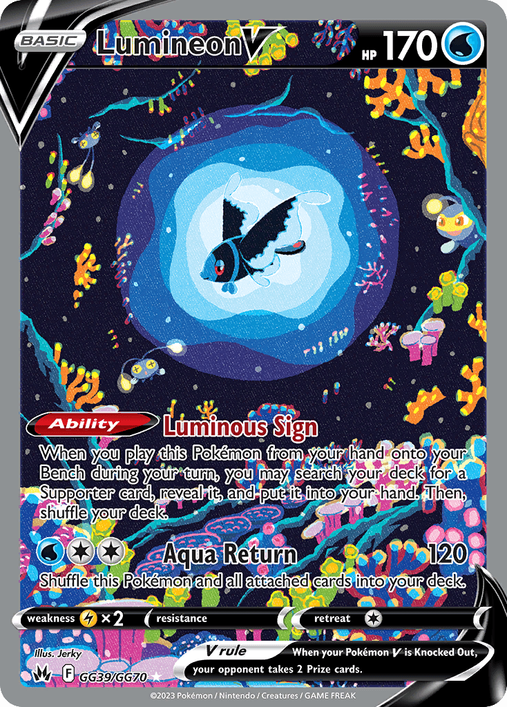 Lumineon V 寶可夢 card