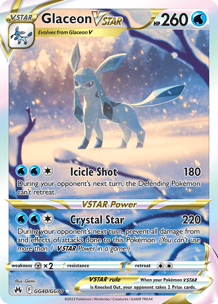 Glaceon VSTAR 寶可夢 card