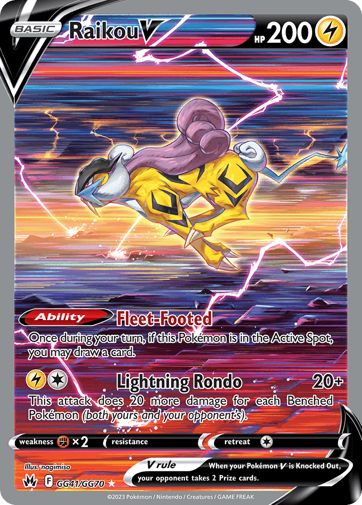 Raikou V Crown Zenith Galarian Gallery card