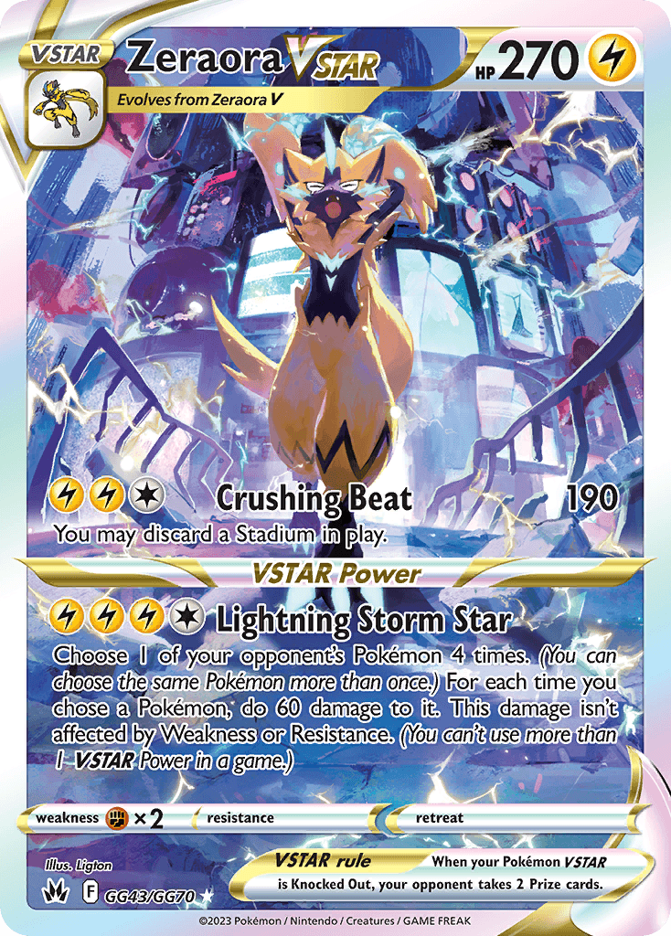 Zeraora VSTAR 寶可夢 card