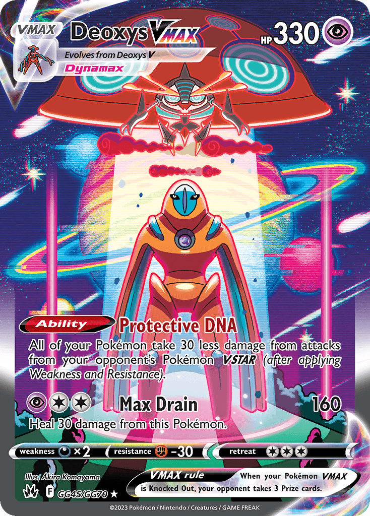 Deoxys VMAX 寶可夢 card