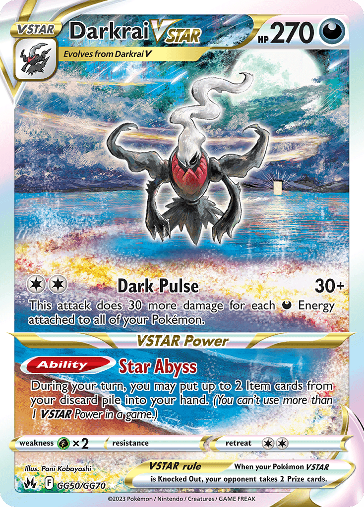 Darkrai VSTAR 寶可夢 card