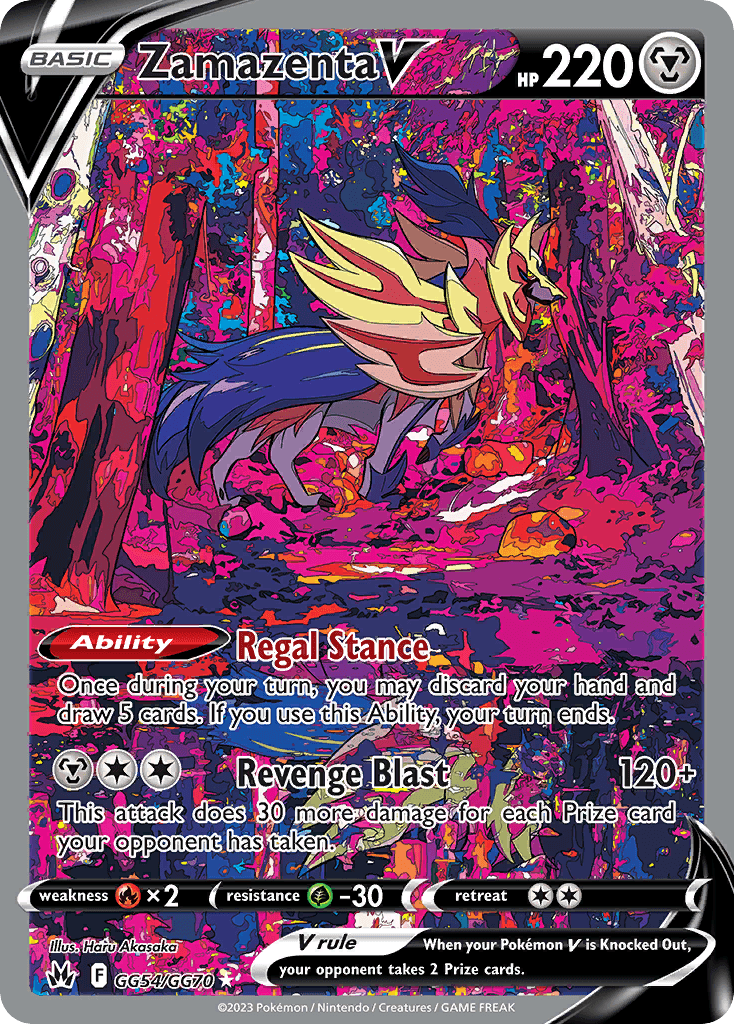 Zamazenta V 寶可夢 card