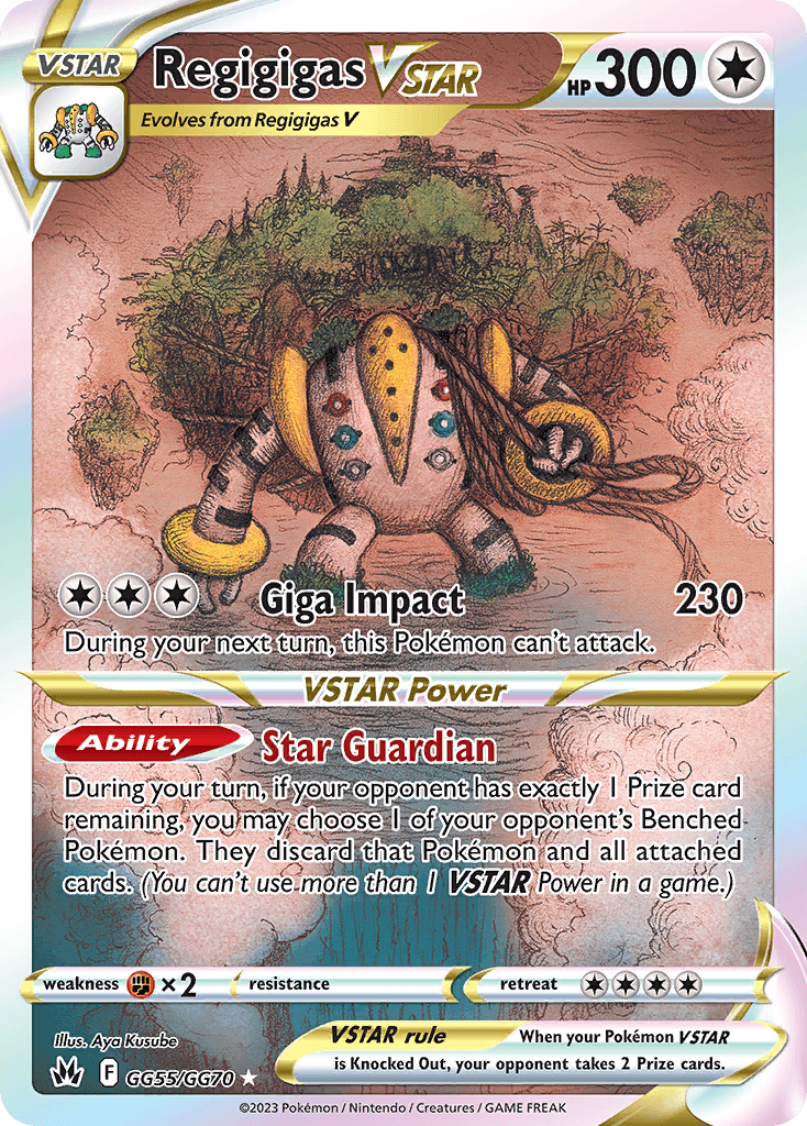 Regigigas VSTAR 寶可夢 card