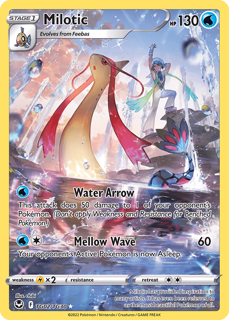 Milotic Silver Tempest Trainer Gallery card