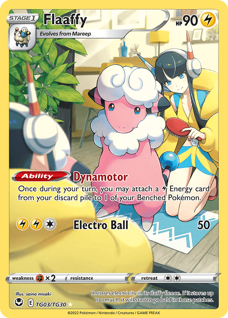 Flaaffy Silver Tempest Trainer Gallery card
