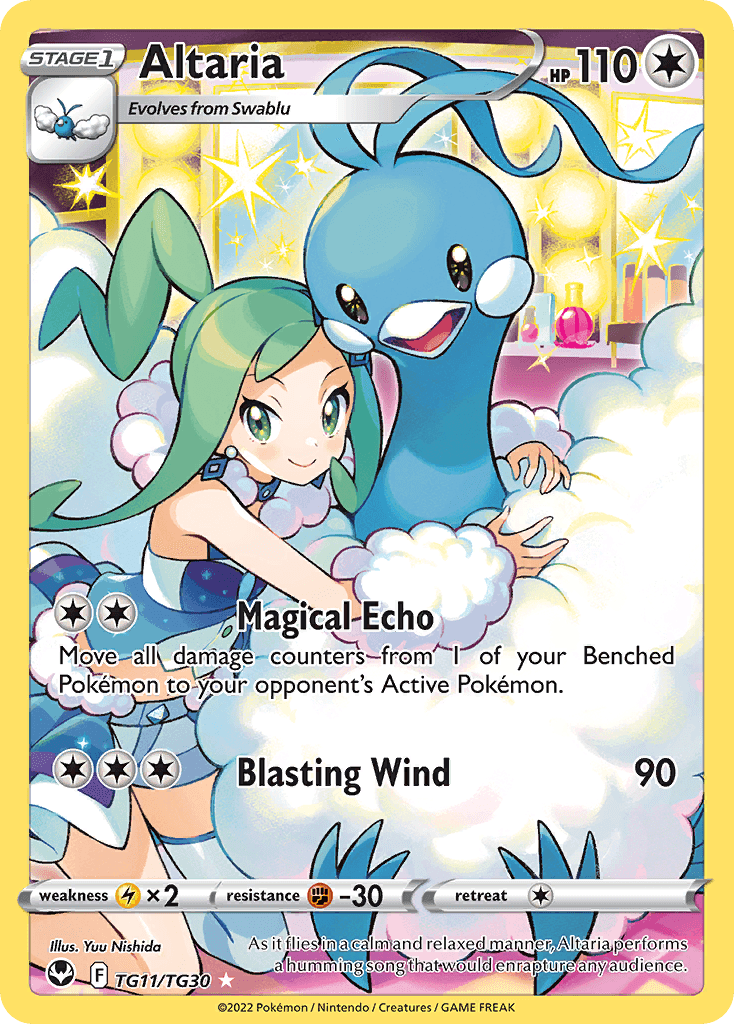 Altaria Silver Tempest Trainer Gallery card