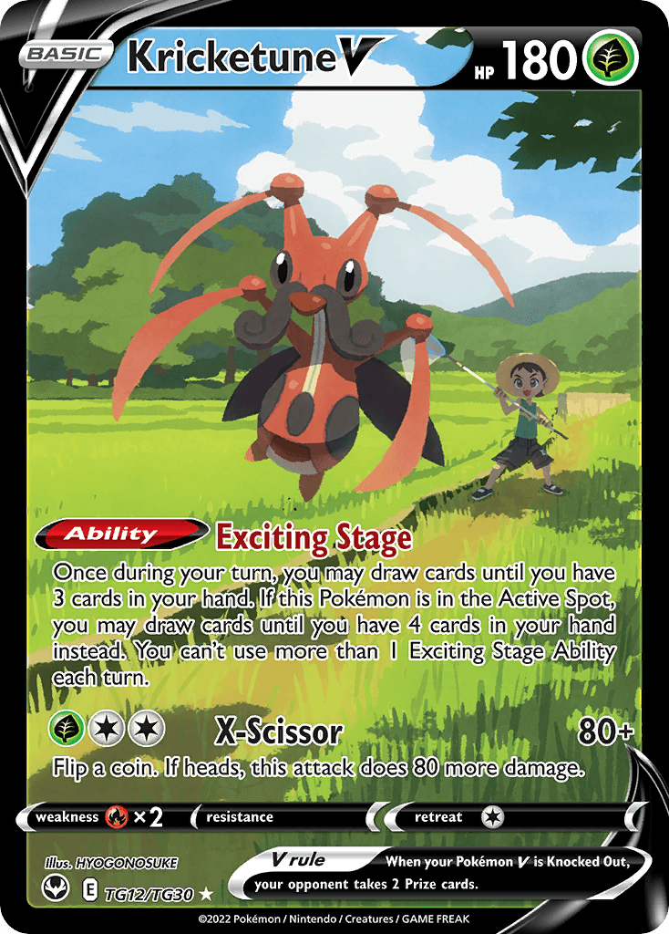 Kricketune V Silver Tempest Trainer Gallery card