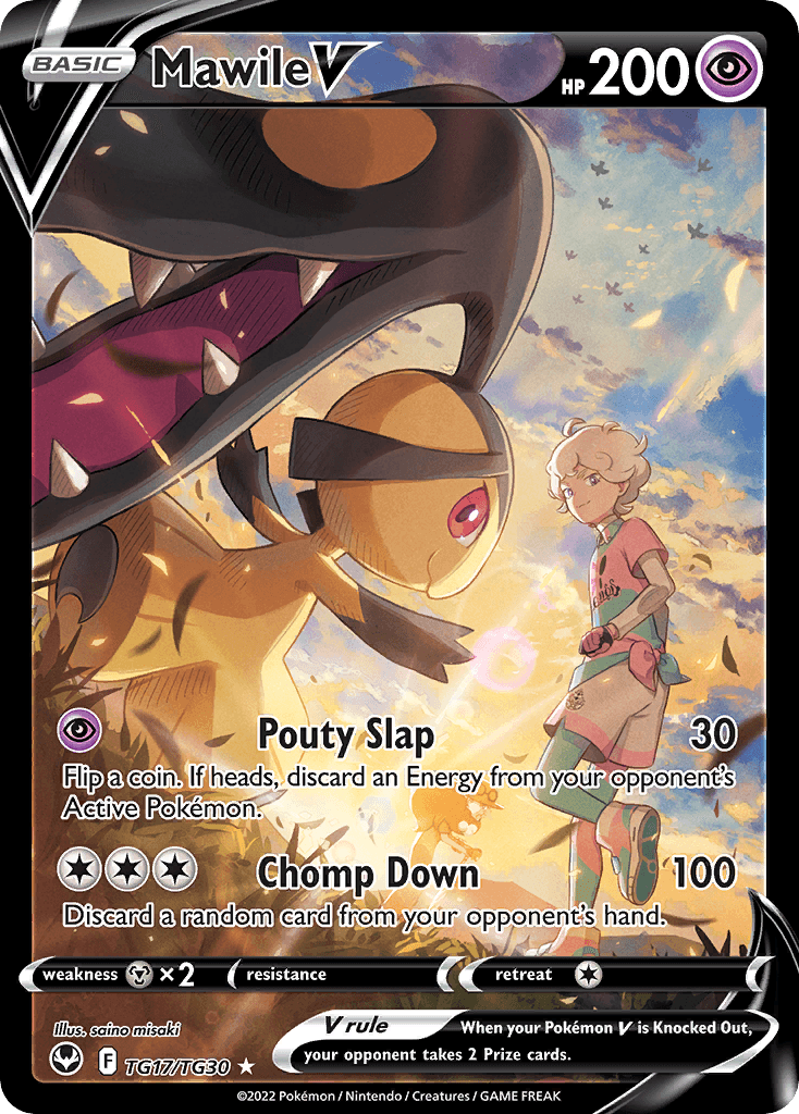 Mawile V Silver Tempest Trainer Gallery card
