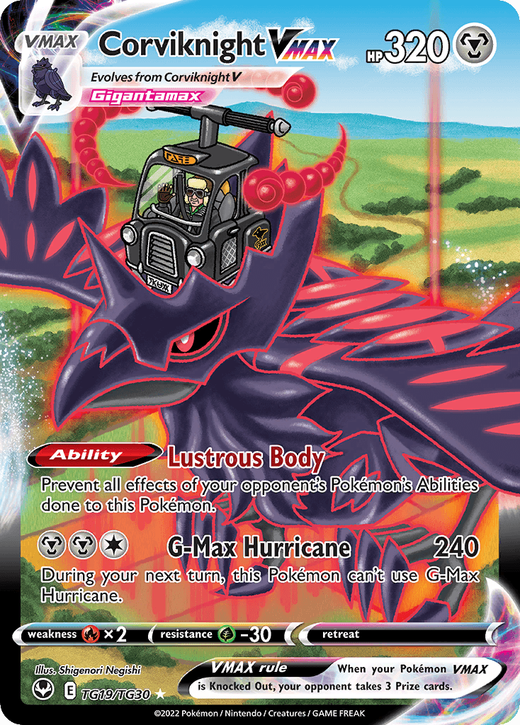 Corviknight VMAX Silver Tempest Trainer Gallery card
