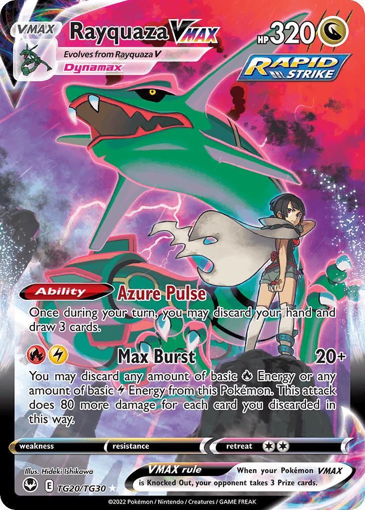 Rayquaza VMAX Silver Tempest Trainer Gallery card