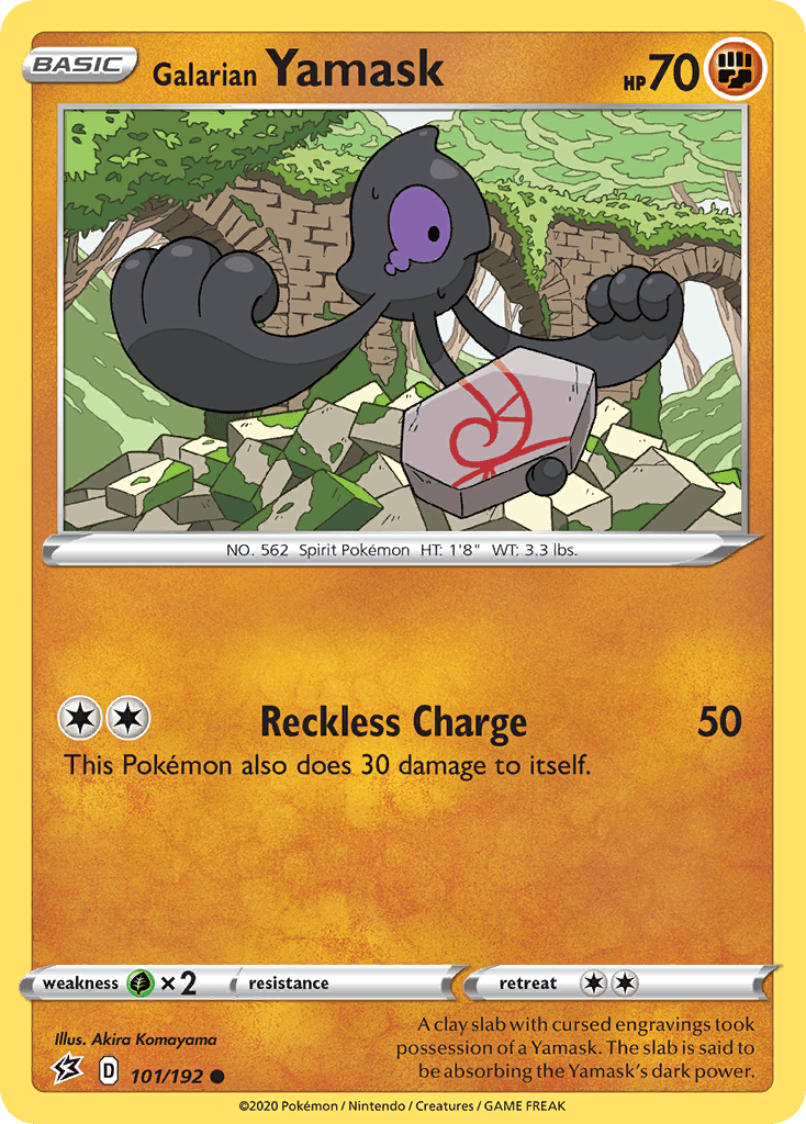 Galarian Yamask Rebel Clash card
