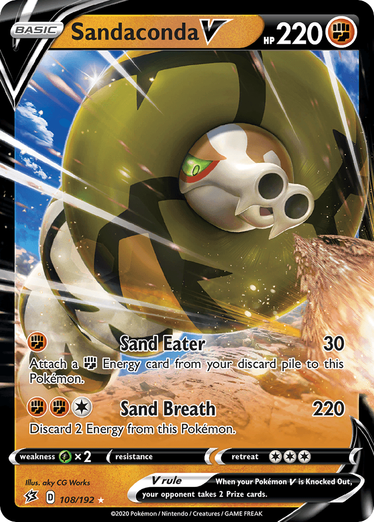 Sandaconda V Rebel Clash card