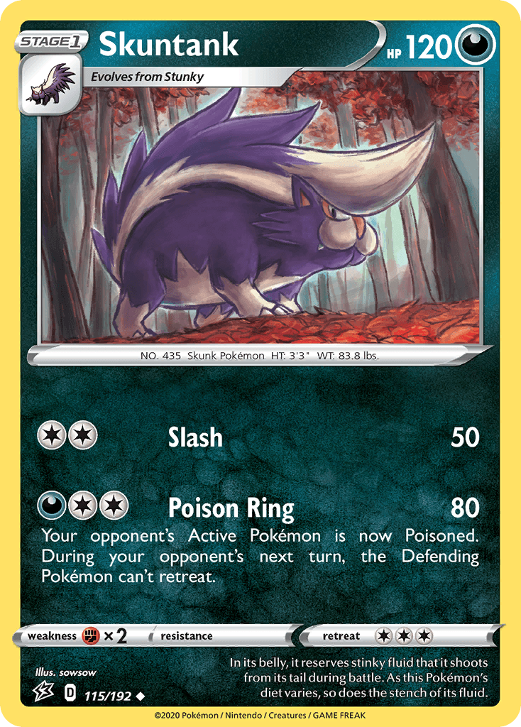 Skuntank Rebel Clash card