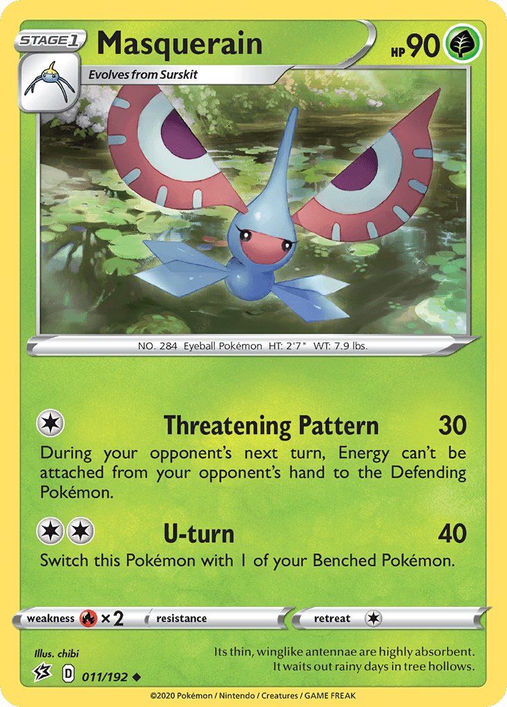 Masquerain Rebel Clash card