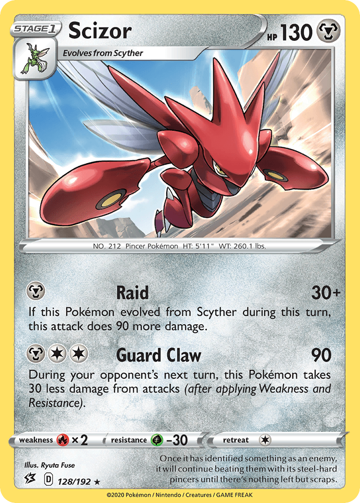 Scizor Rebel Clash card
