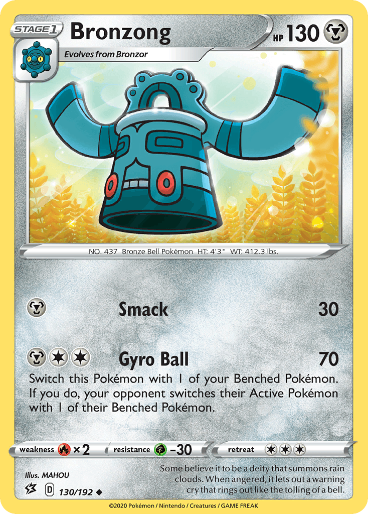Bronzong Rebel Clash card