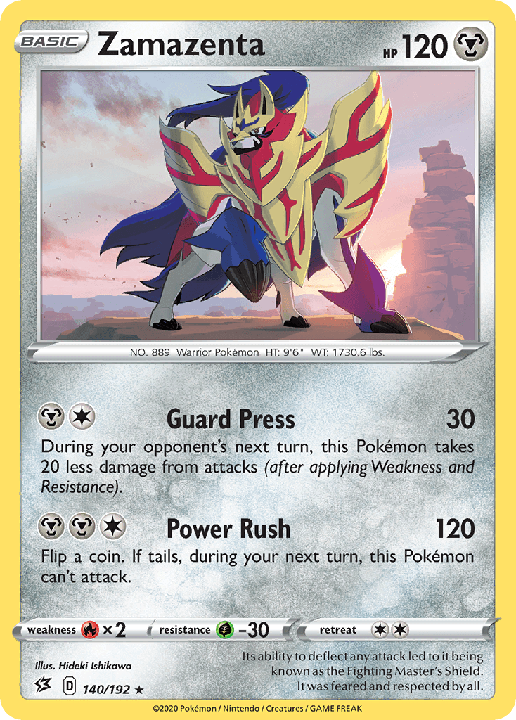 Zamazenta Rebel Clash card