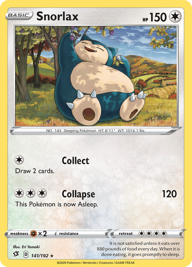 Snorlax Rebel Clash card