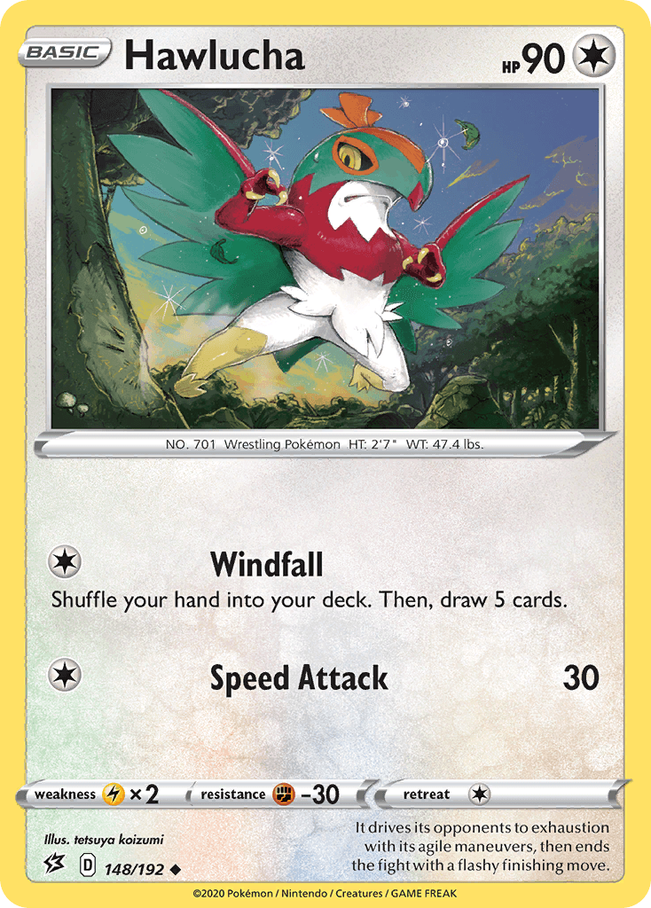 Hawlucha Rebel Clash card
