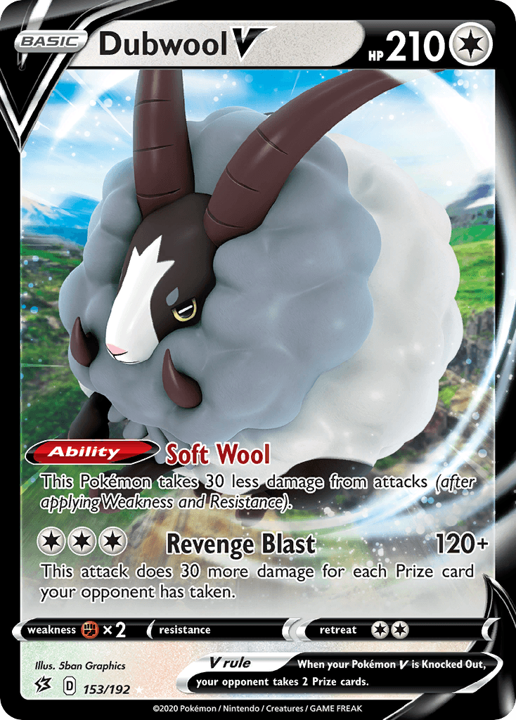Dubwool V Rebel Clash card
