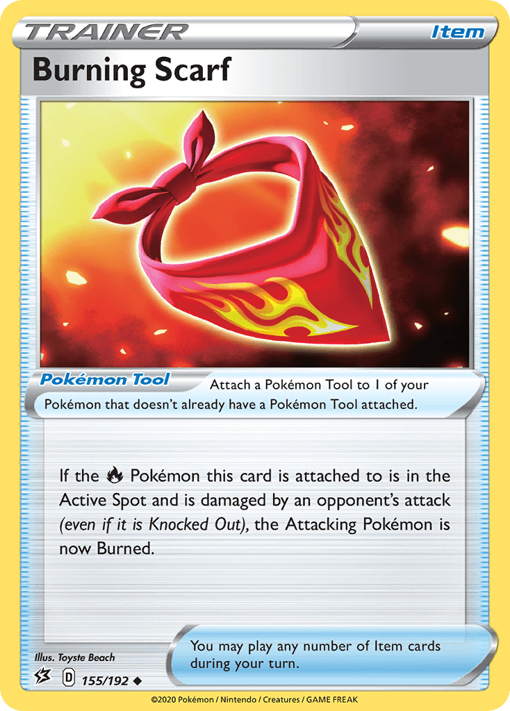 Burning Scarf Rebel Clash card