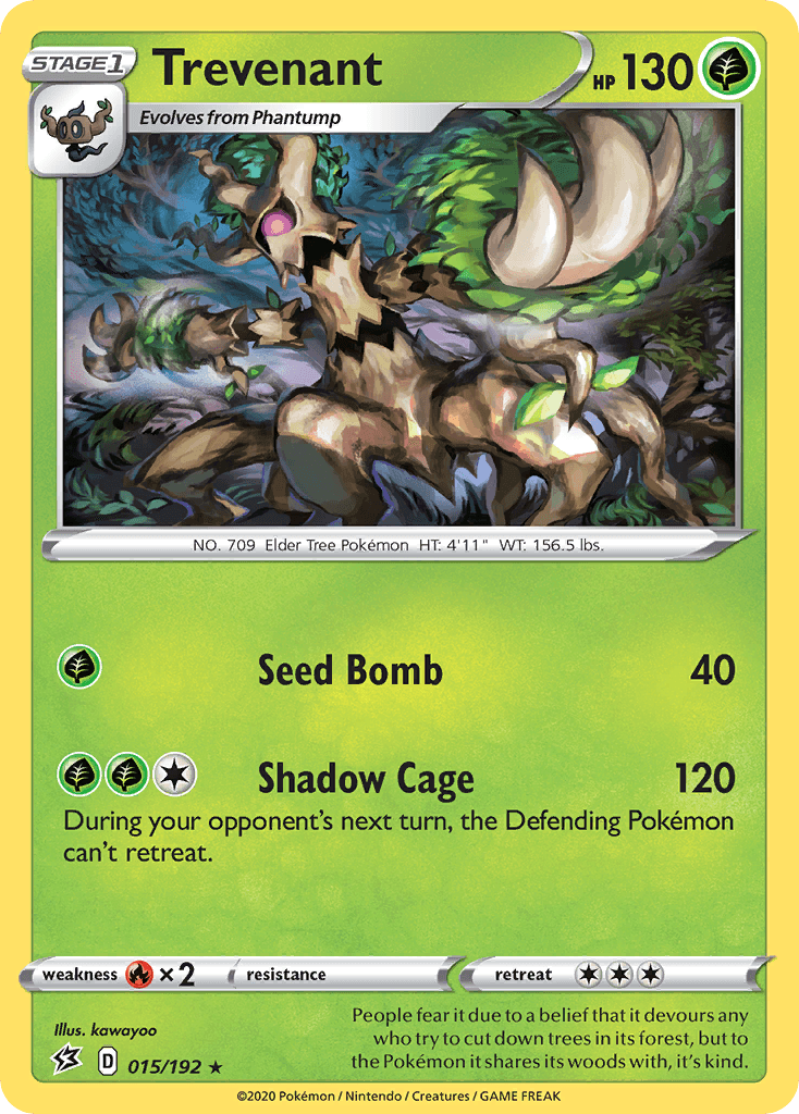 Trevenant Rebel Clash card