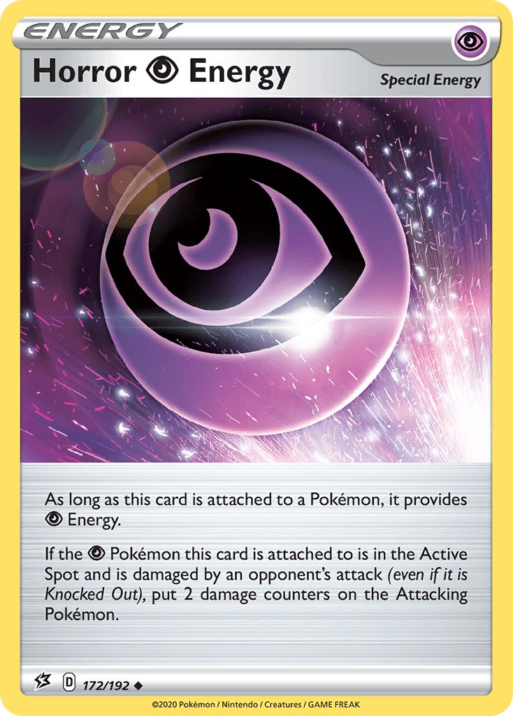 Horror Psychic Energy Rebel Clash card