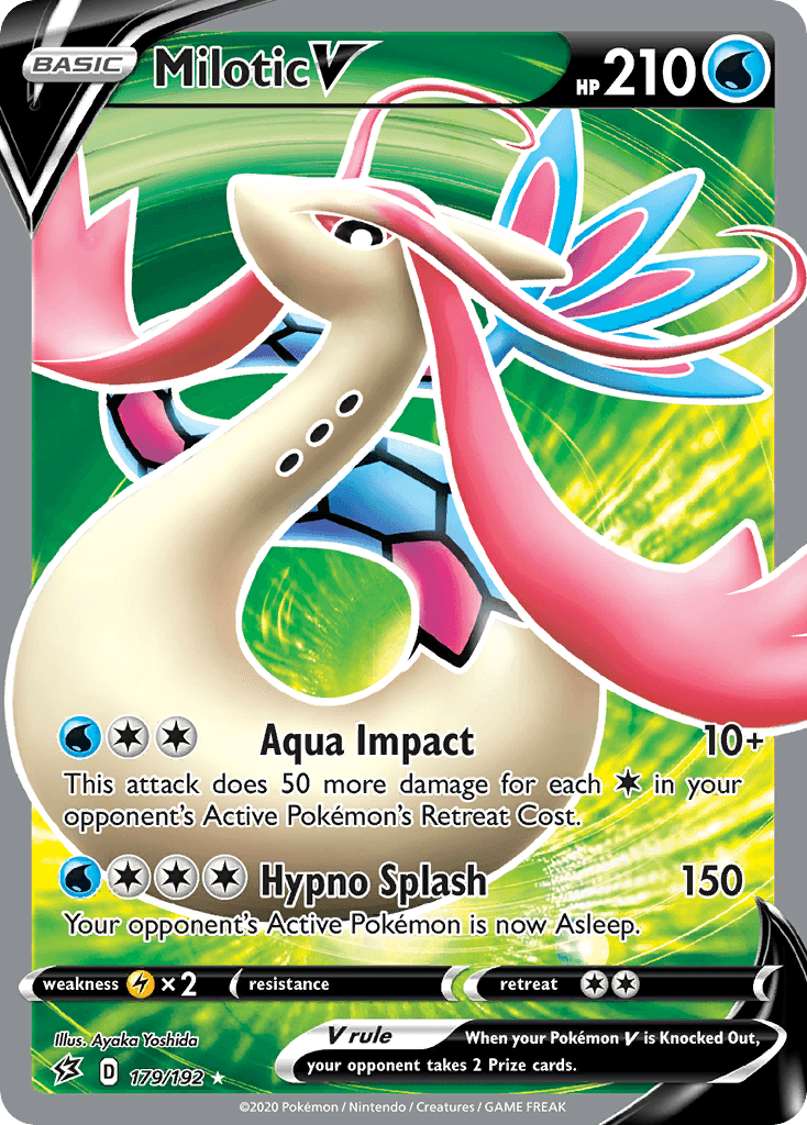 Milotic V Rebel Clash card