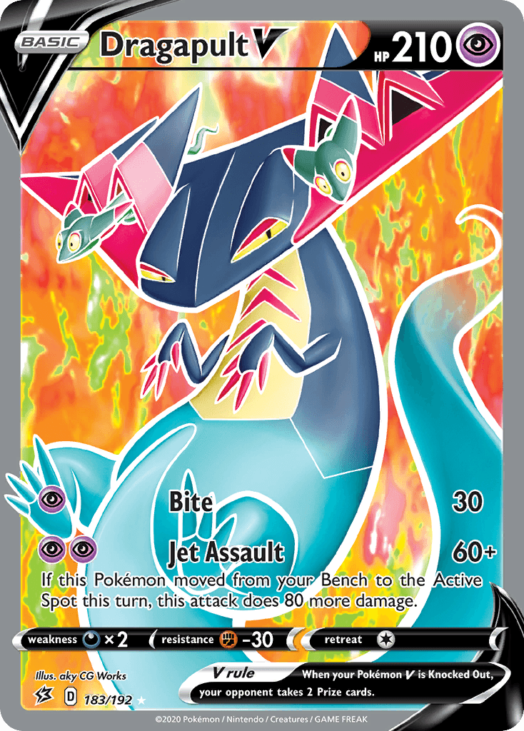 Dragapult V Rebel Clash card