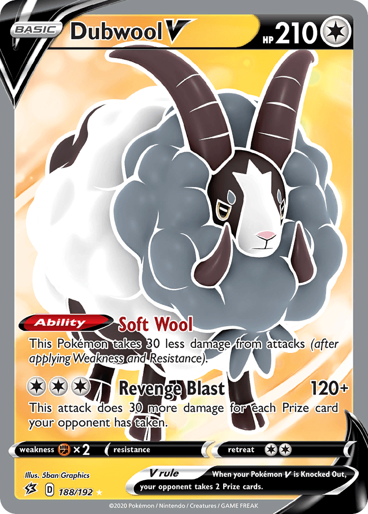 Dubwool V Rebel Clash card
