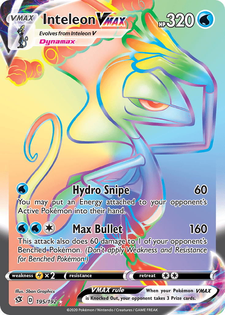 Inteleon VMAX Rebel Clash card