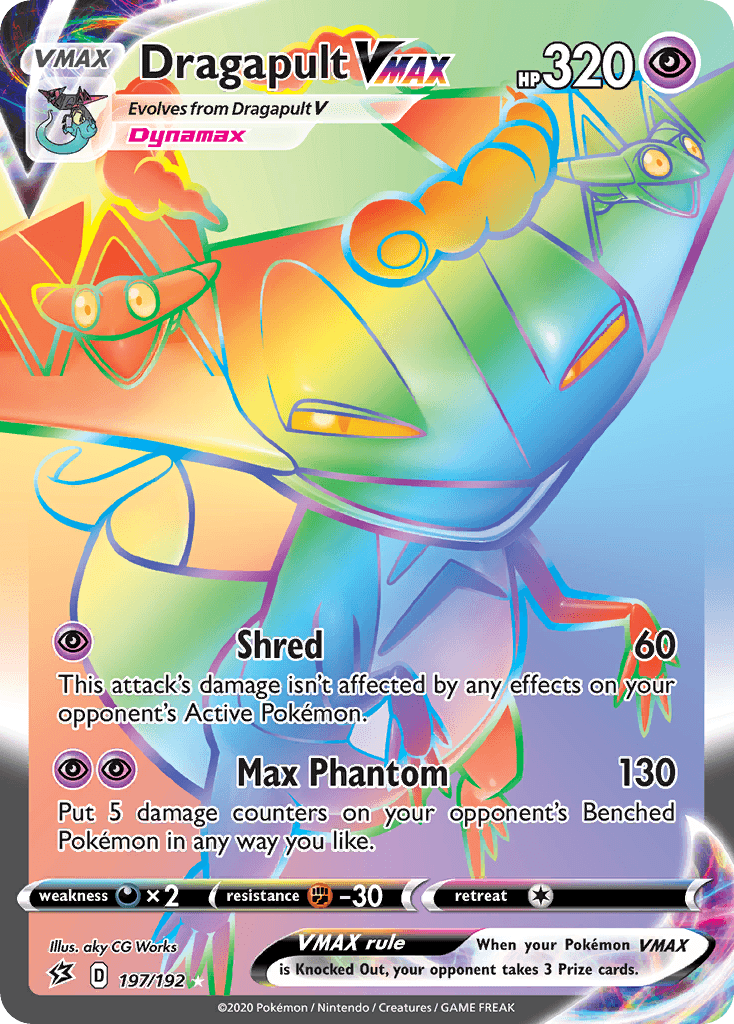 Dragapult VMAX Rebel Clash card
