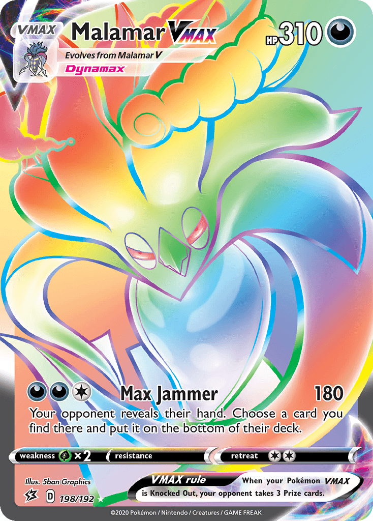 Malamar VMAX Rebel Clash card