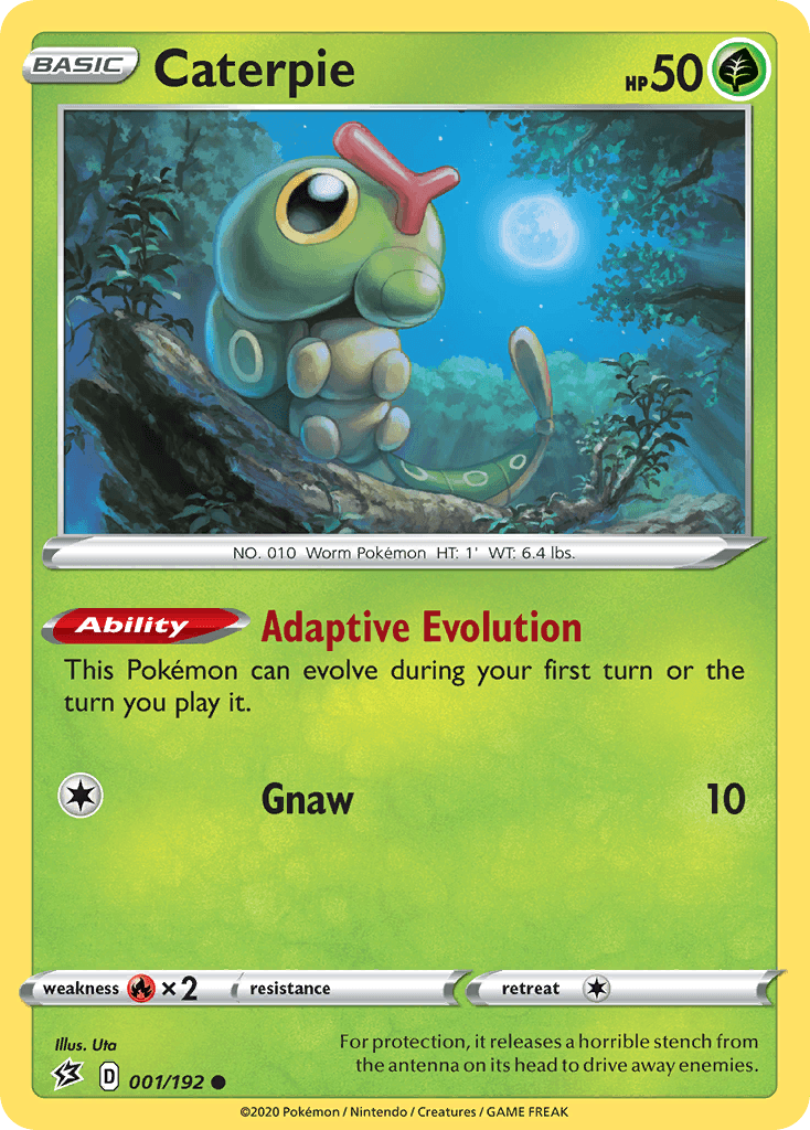 Caterpie Rebel Clash card