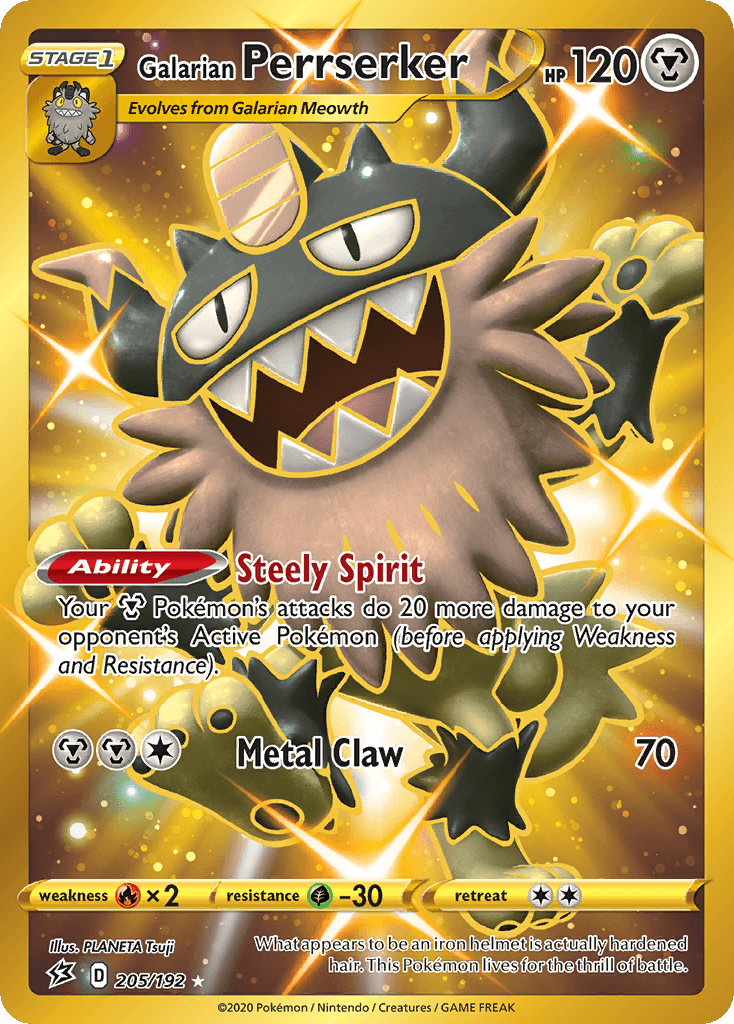 Galarian Perrserker Rebel Clash card