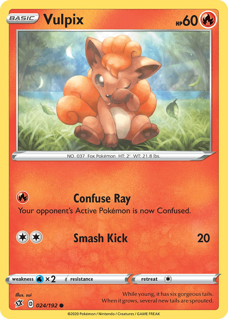 Vulpix Rebel Clash card