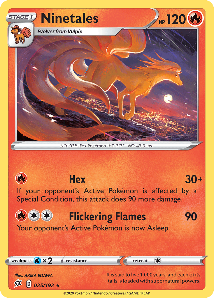 Ninetales 寶可夢 card