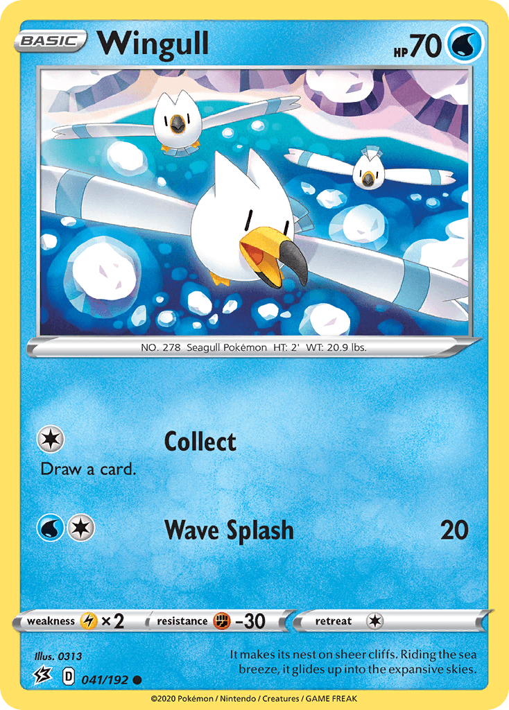 Wingull Rebel Clash card