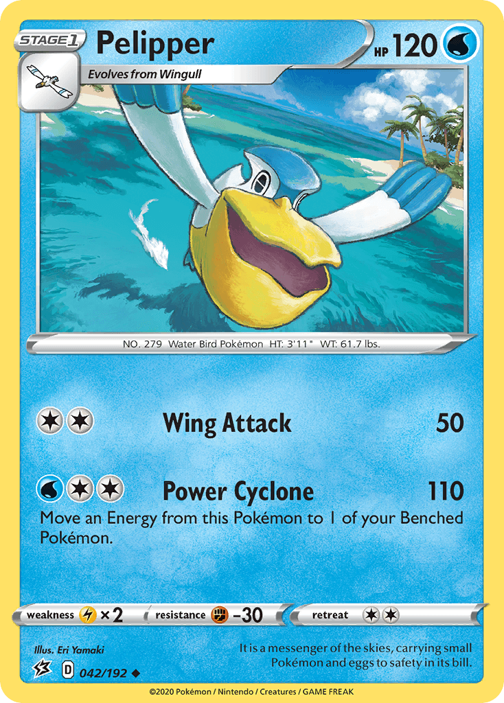 Pelipper Rebel Clash card